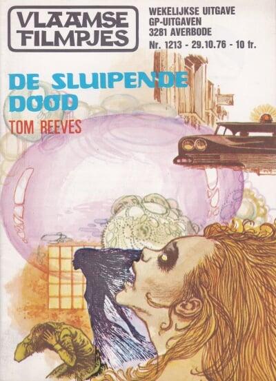 De Sluipende Dood | illustratie Stef Van Stiphout | Vlaamse Filmpjes nr. 1213 | 1976